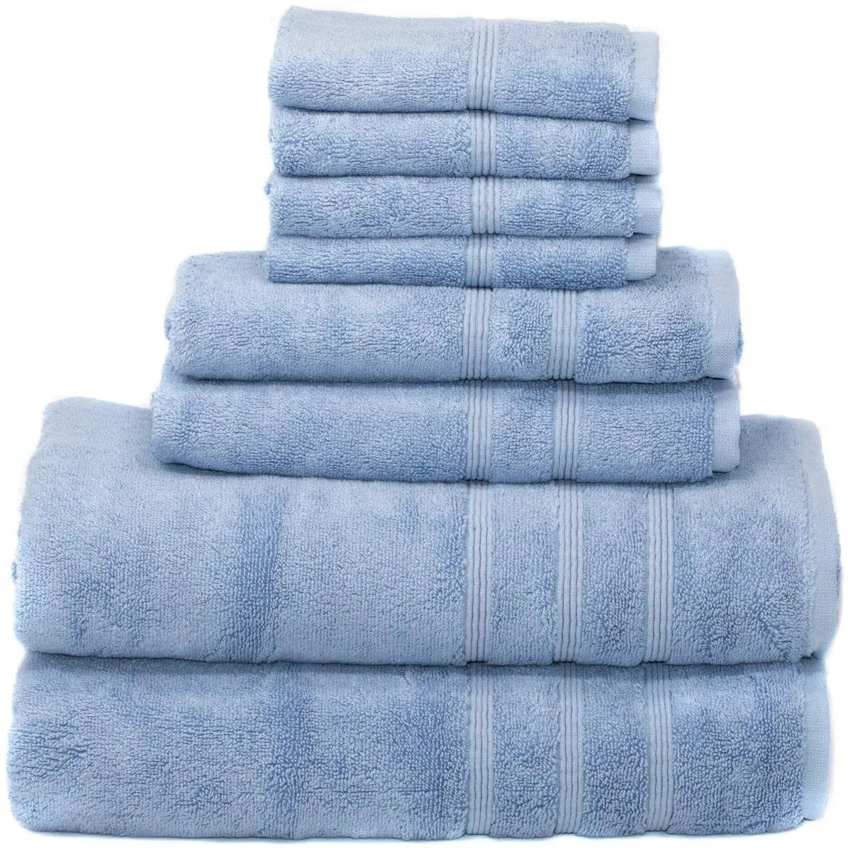 8pcs Large Oversized Bathroom Set