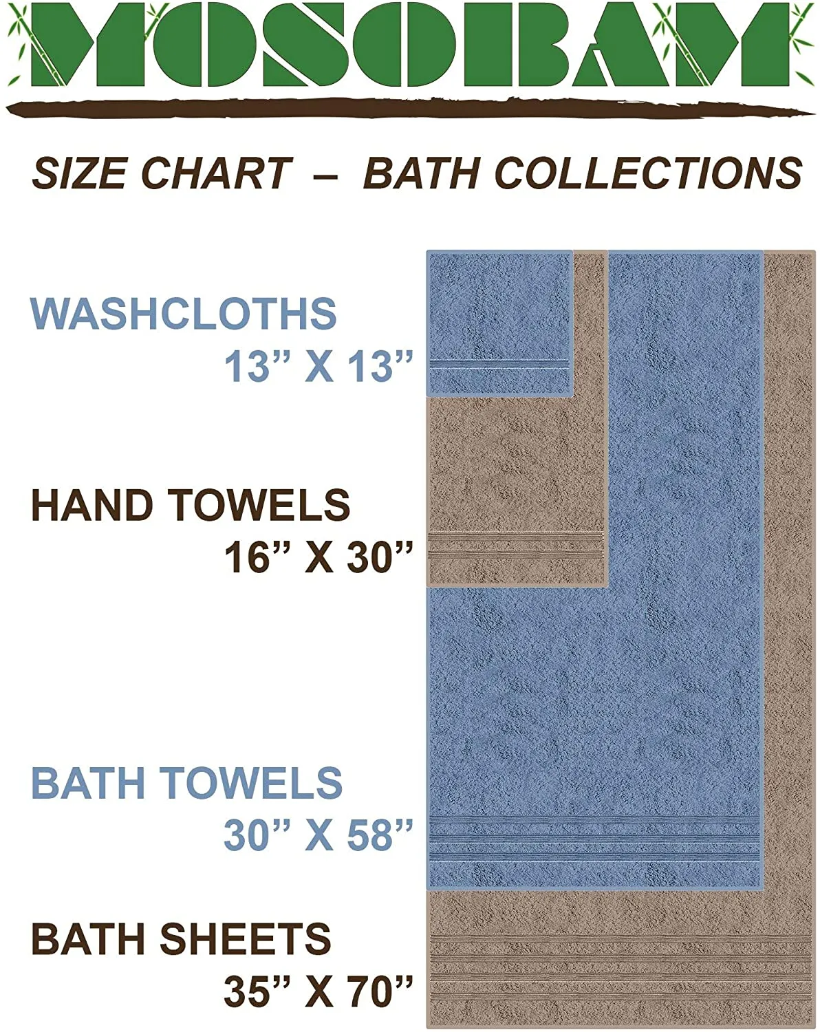 8pcs Large Oversized Bathroom Set