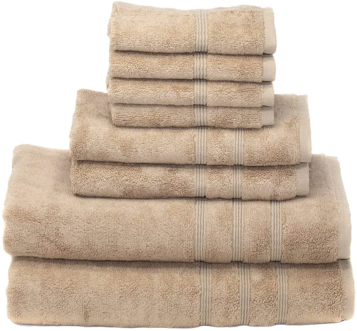 8pcs Large Oversized Bathroom Set