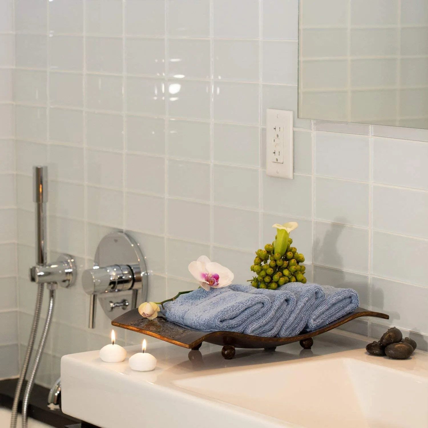 8pcs Large Oversized Bathroom Set
