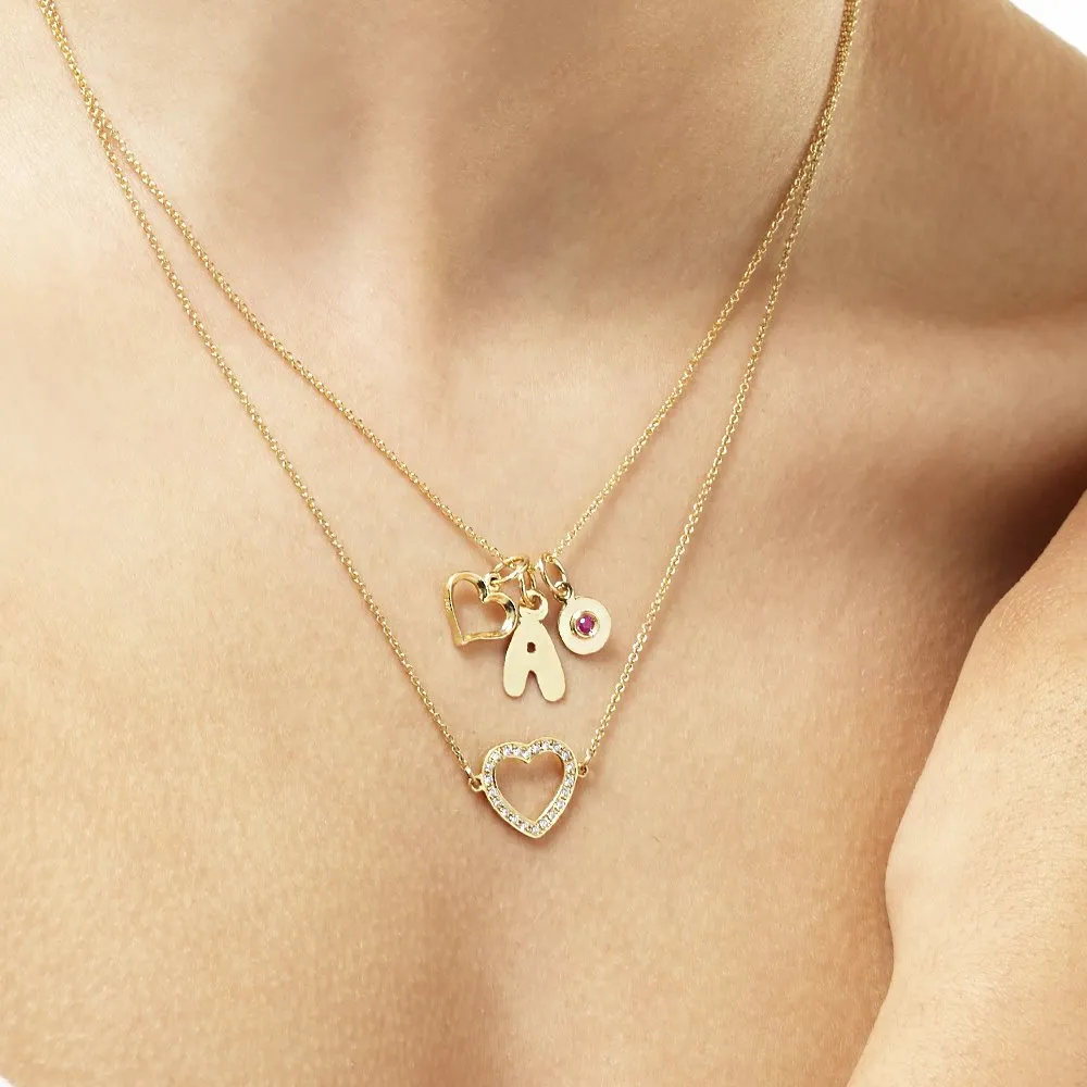 A Bubble Letter Charm