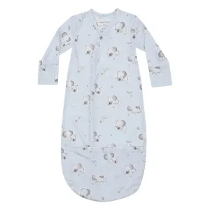 Angel Dear Bundle Gown Gray Elephants
