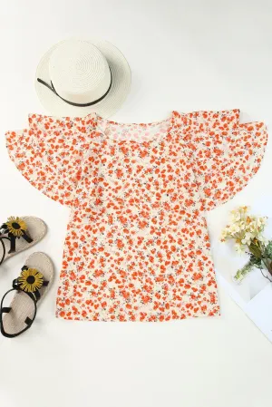 Beachy Floral Blouse