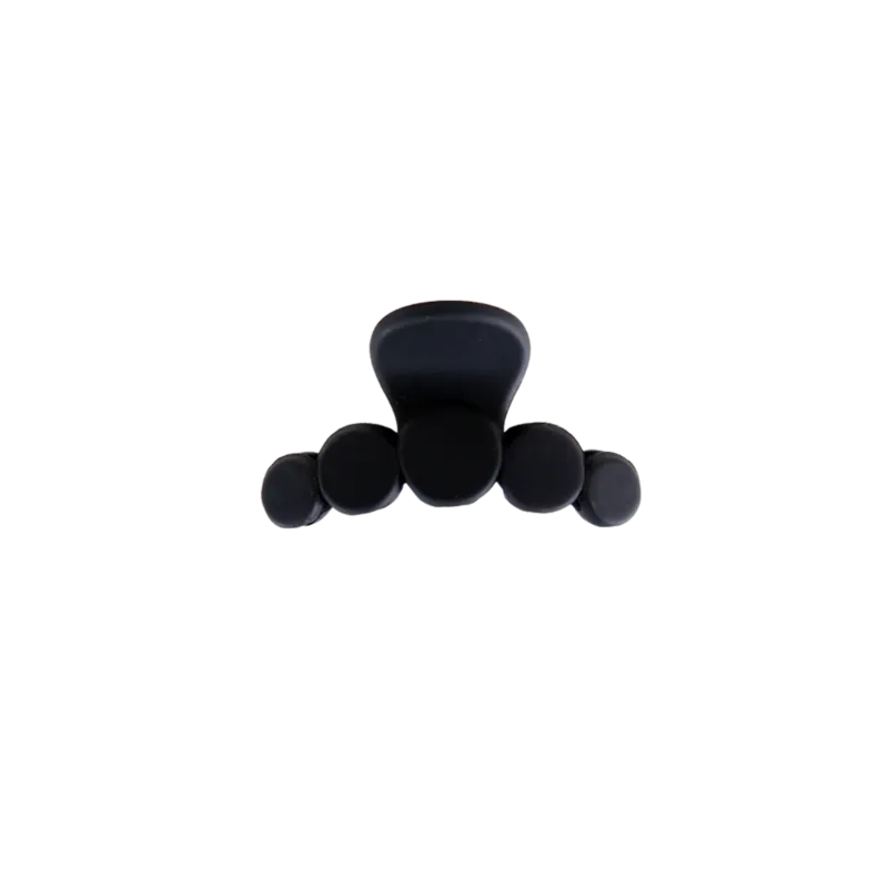 Black Bubble Matt Mini Hair Claw