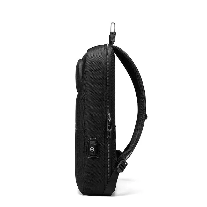 Black Laptop Backpack Waterproof 15.6inch Laptop Bag Fashion Unisex Travel Outdoor Backpack