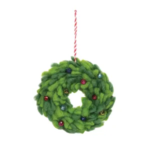 Boho Wreath & Beads Ornament