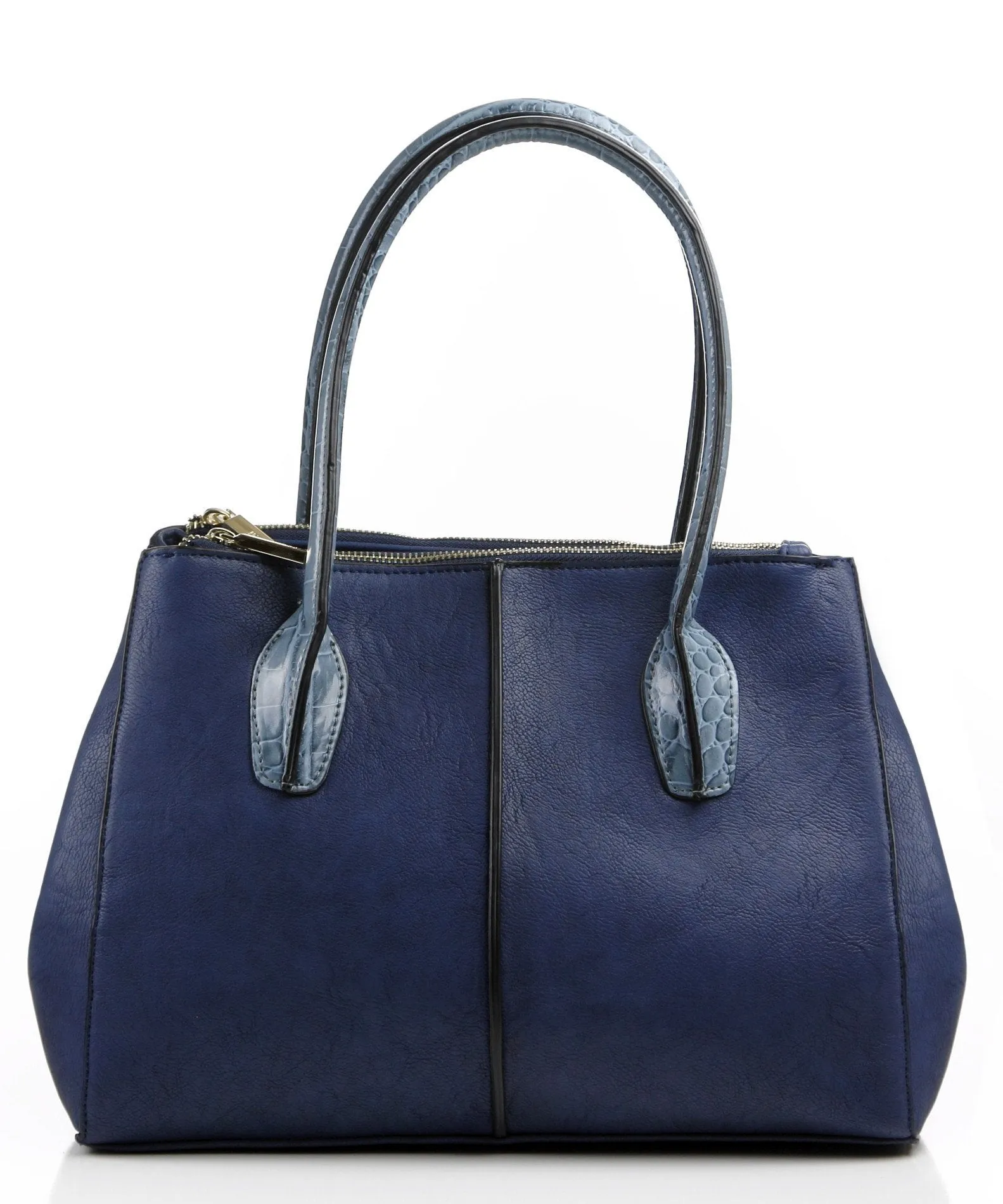 Croc Accent Colette Satchel/Handbag - Blue