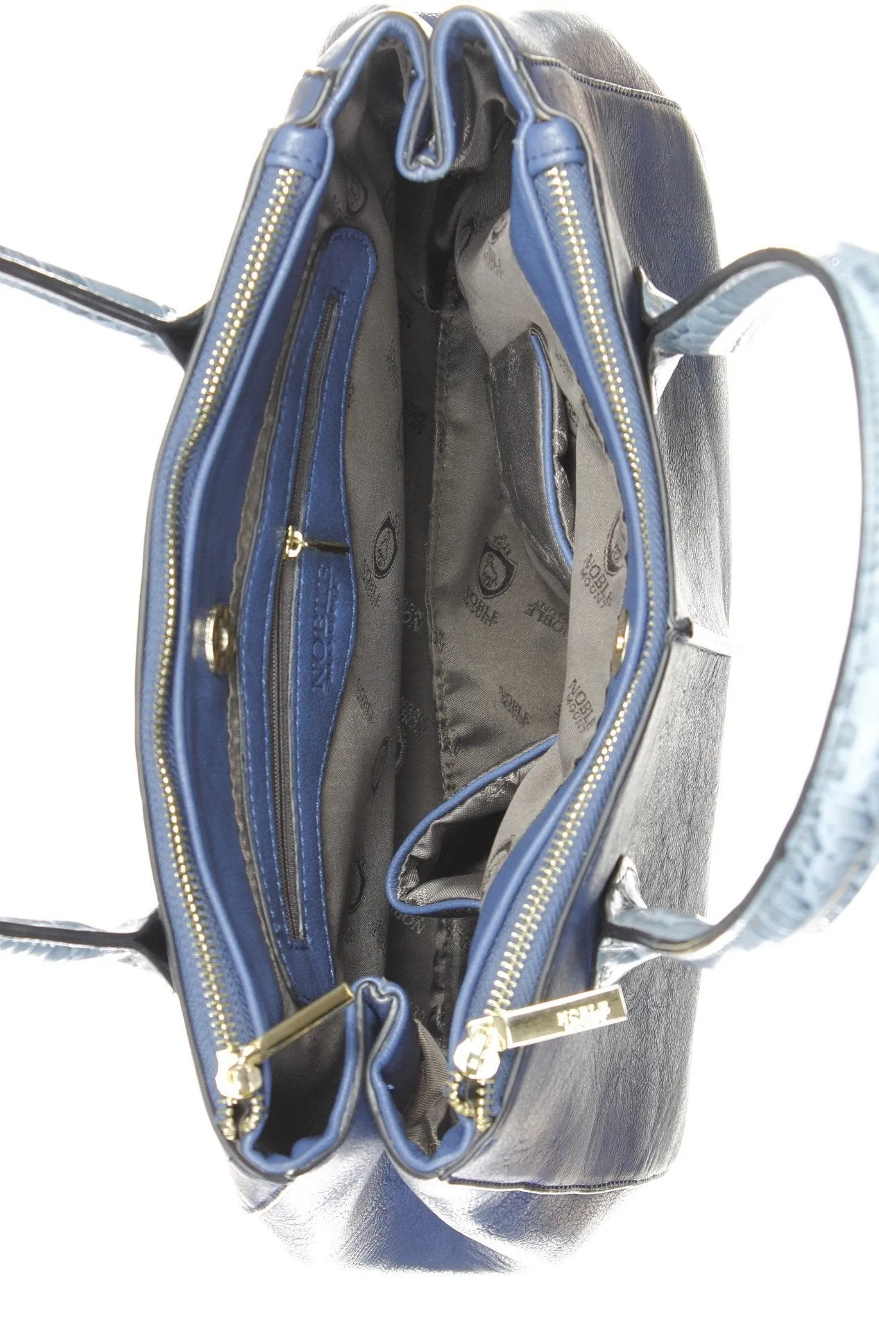 Croc Accent Colette Satchel/Handbag - Blue