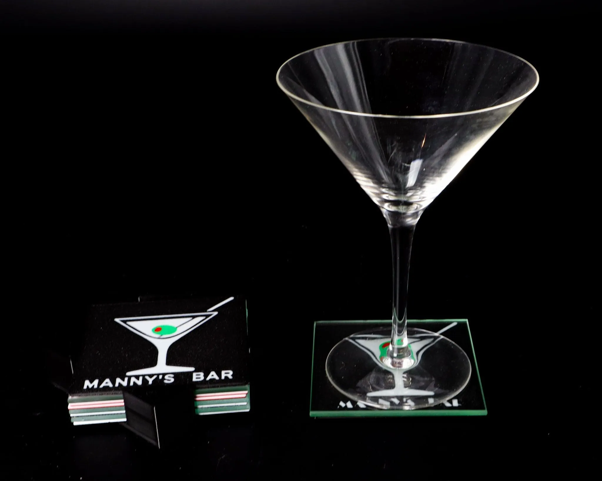 Customizable Iconic Martini Lightbox: Elevate Your Bar Experience with LightAndTimeArt!