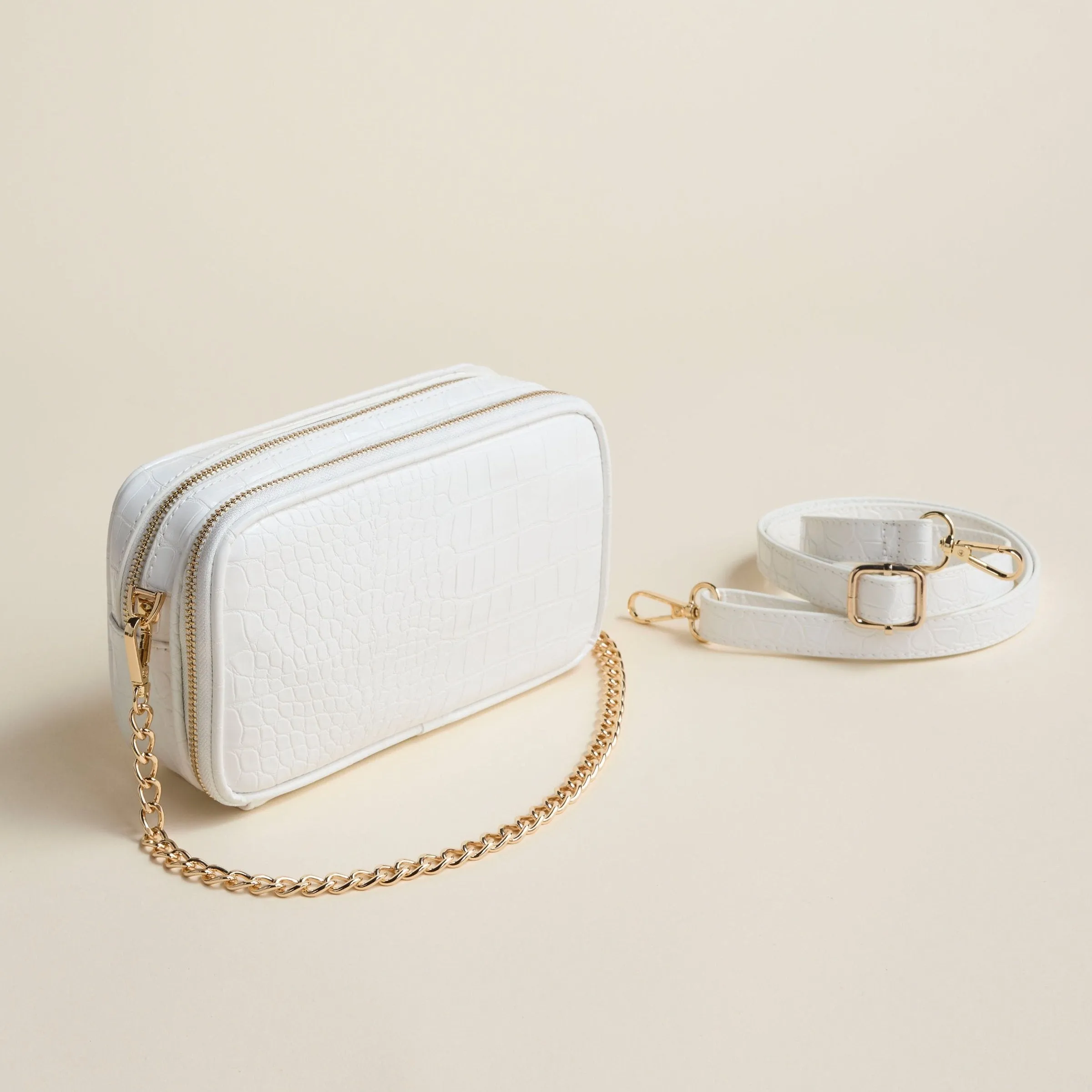 Ecru Latitude Beauty Bag