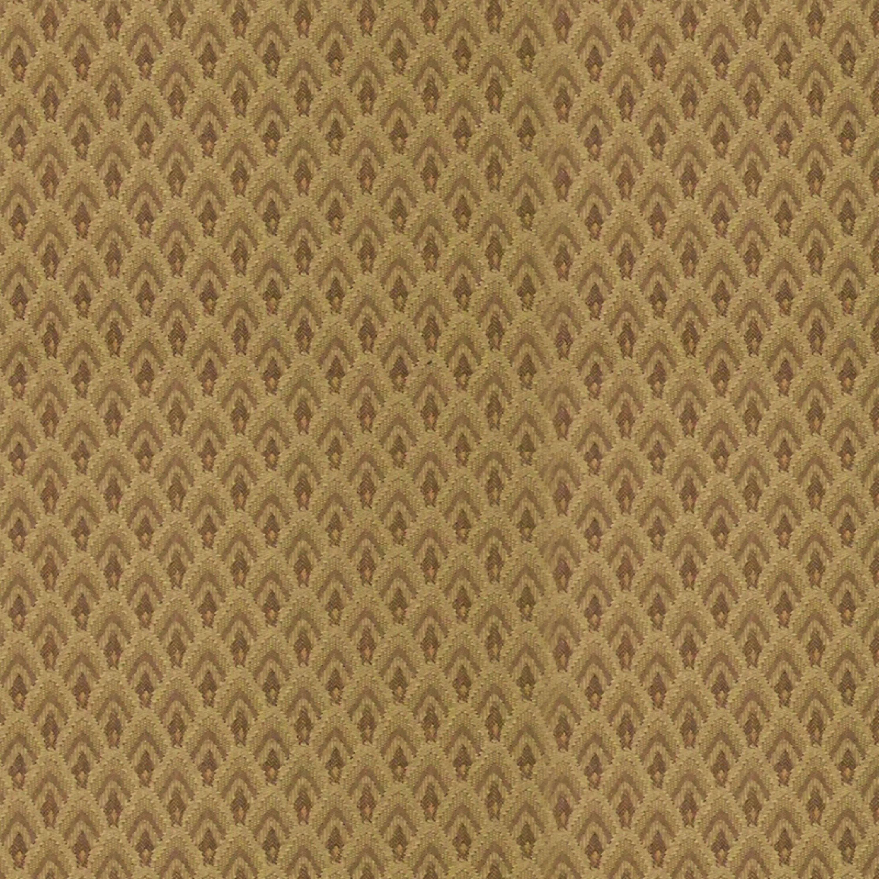 Embroidered 21''W Church Chair in Georgetown Fabric - Gold Vein Frame