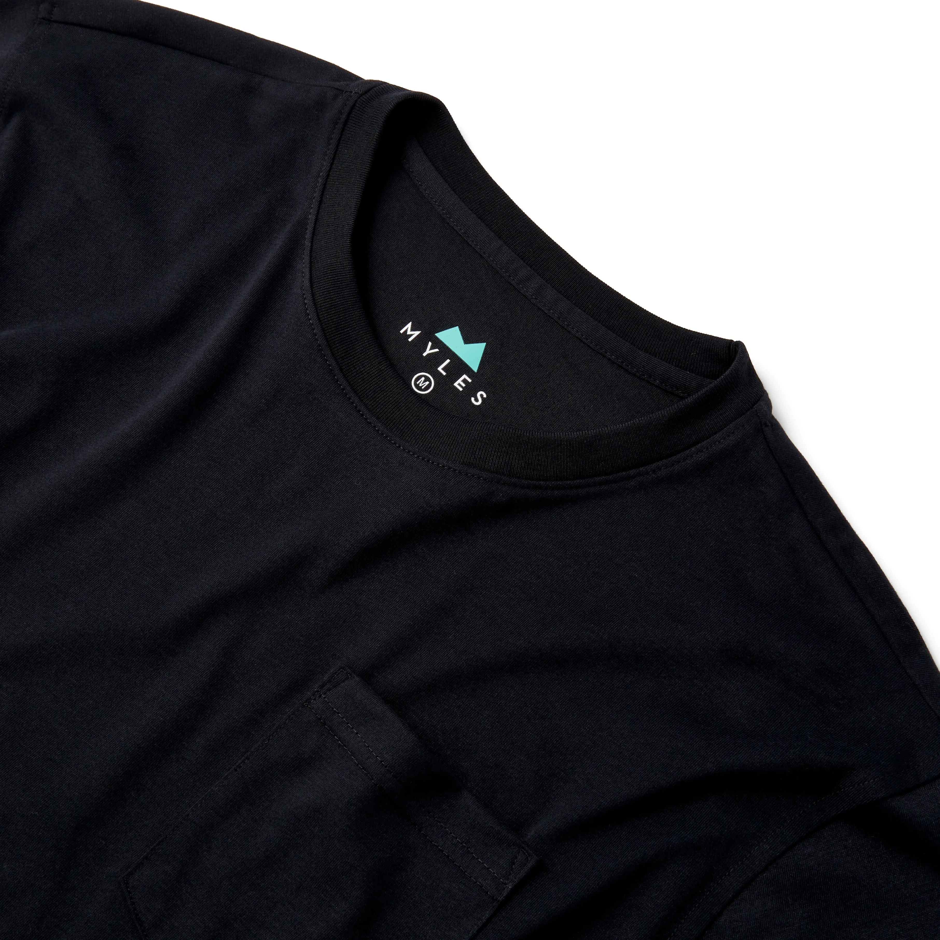 Everyday Tee with Pocket in Black