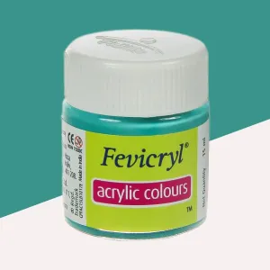 Fevicryl Acrylic Colour – Teal Blue  Pack of 1 )