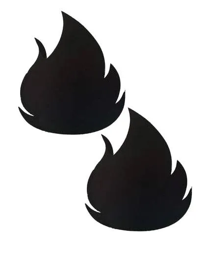 Flash Reflective Multicolor Flirty Flame Pasties