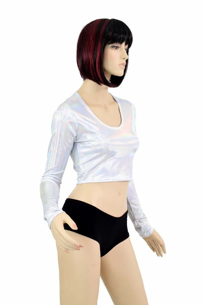 Flashbulb Long Sleeve Crop Top