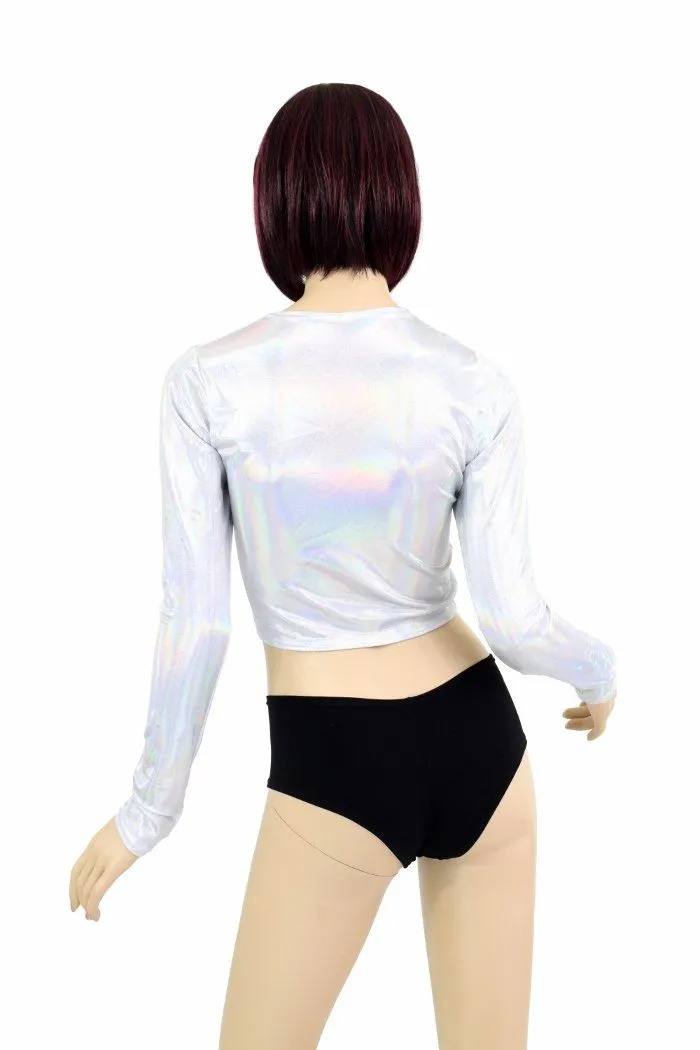 Flashbulb Long Sleeve Crop Top