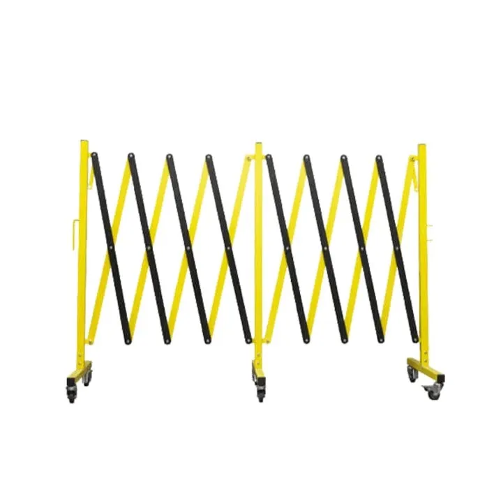 Flexpro® Expandable Barricade - 16 Ft Max Length - Steel / Aluminum - Yellow / Black