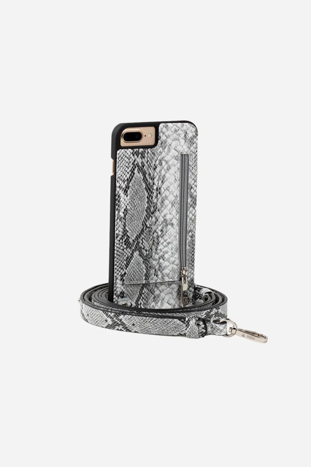 Hera Cases Storm Adjustable Cell Phone Case in Grey Snake (6/6S/7)