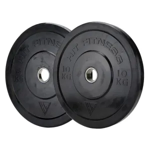 Hit Fitness 5kg & 10kg Black Bumper Plates | Bundle
