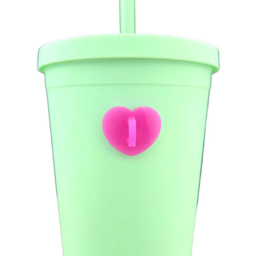 Hot Pink Heart Stick-On Hook