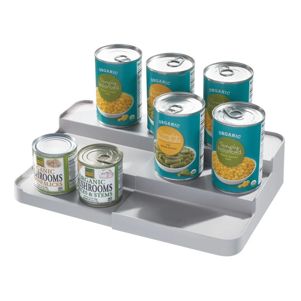 iDesign Eco Kitchen Accessories in Gray Made from Recycled Plastic