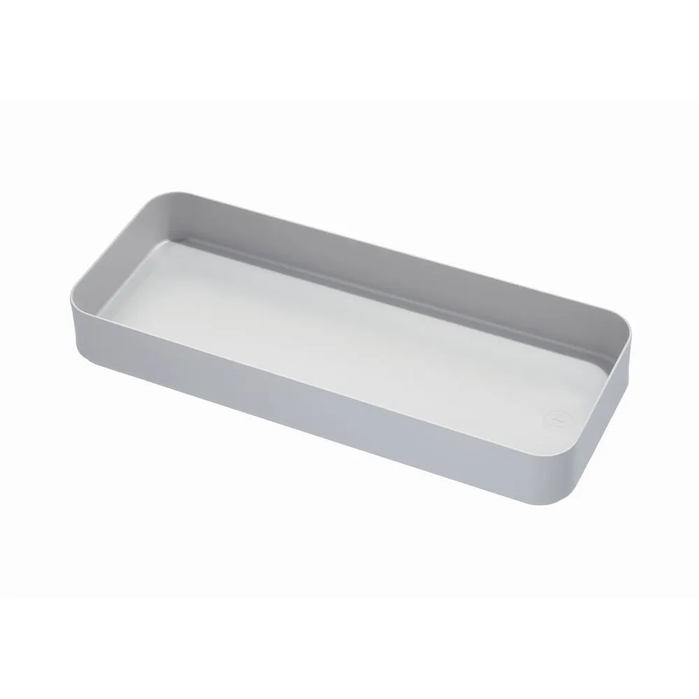iDesign Eco Kitchen Accessories in Gray Made from Recycled Plastic