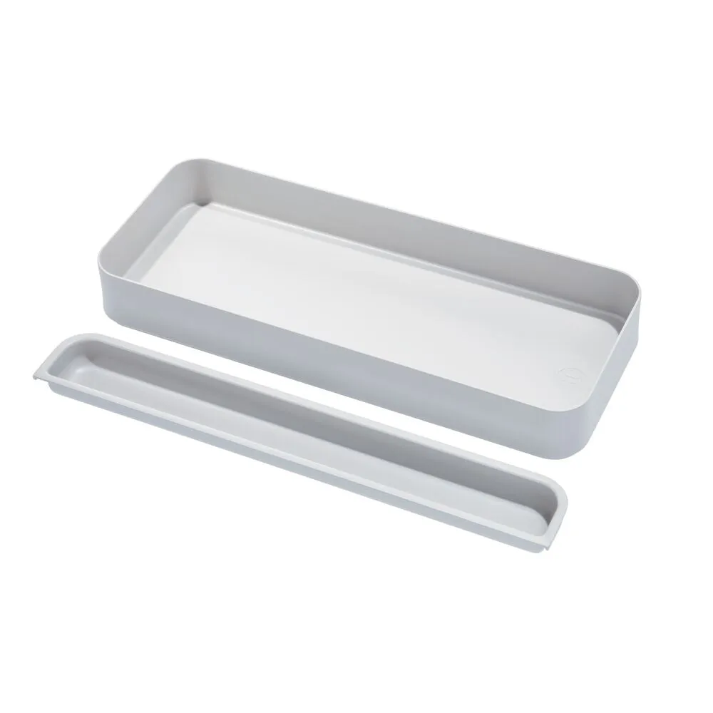 iDesign Eco Kitchen Accessories in Gray Made from Recycled Plastic