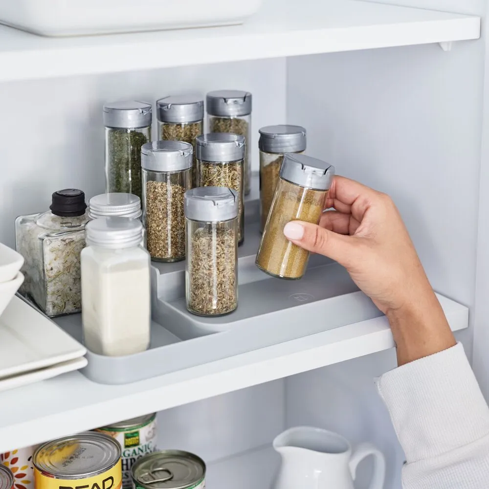 iDesign Eco Kitchen Accessories in Gray Made from Recycled Plastic