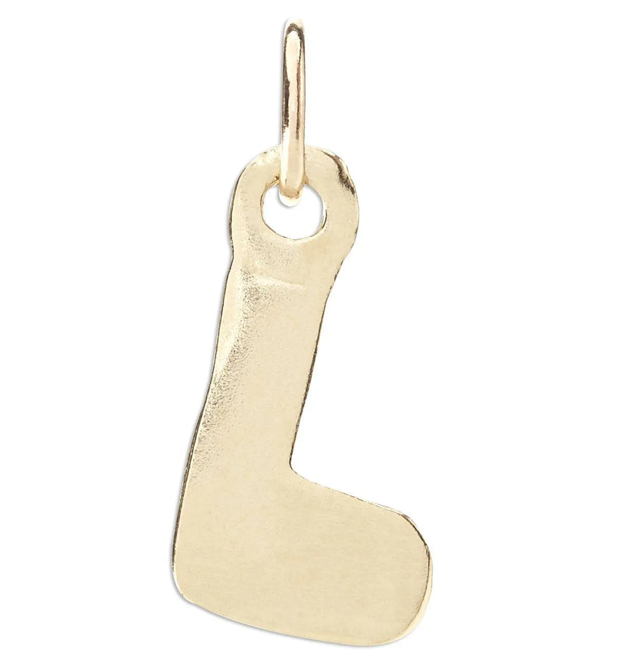 L Bubble Letter Charm