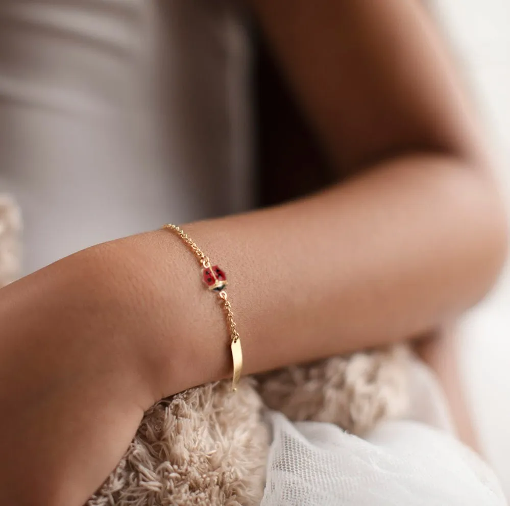 Ladybug Bracelet (Customizable)