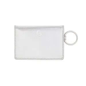 Leather ID Case - Quicksilver