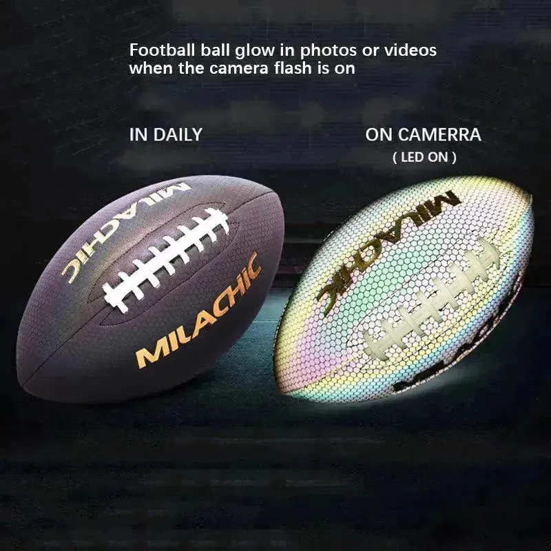 Luminous Fluorescent Reflective Football