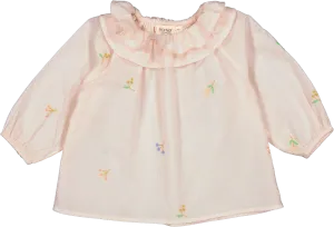 MarMar Cotton Embroidery Spring Embroidery Tonella Shirt