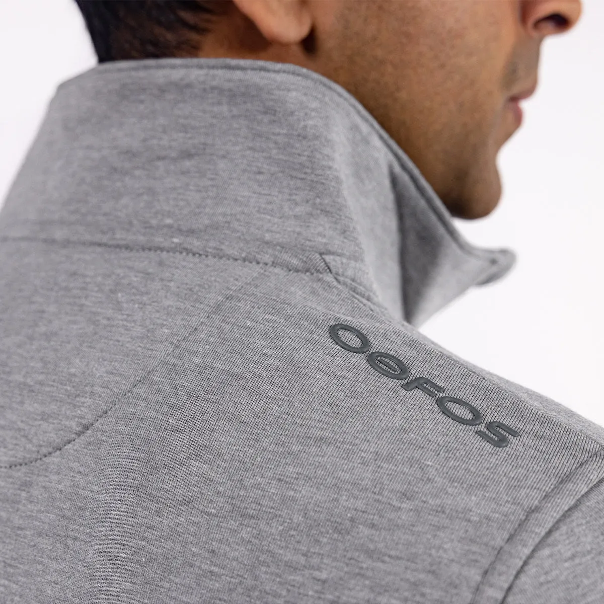 Men's cOOl down ¼ Zip - Gray Heather