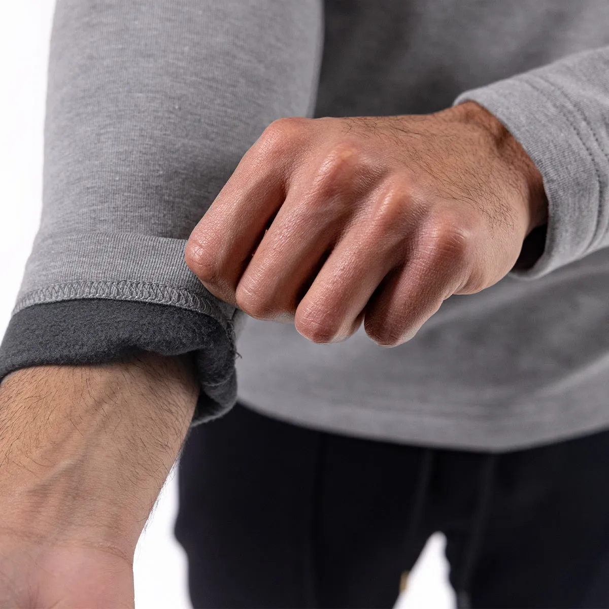 Men's cOOl down ¼ Zip - Gray Heather