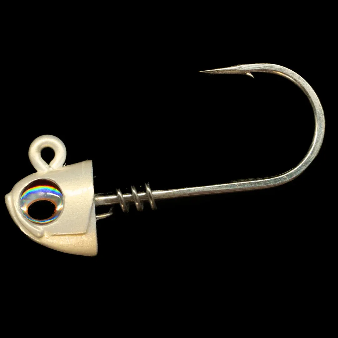 No Live Bait Needed (NLBN) Tuna 4x Super-Duty Screw Lock Jig Heads 2pk