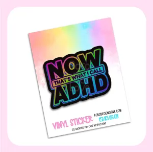 Now that’s what I call anxiety sticker, 90s y2k stickers: 3" / Loose / Black
