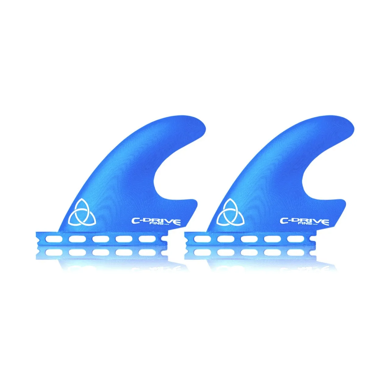 NVS C-Drive Futures Apex Tri/Quad Fin Set-Blue-Small