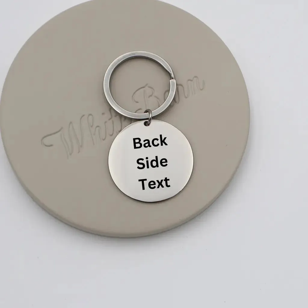 Personalized Engraved Photo Keychains