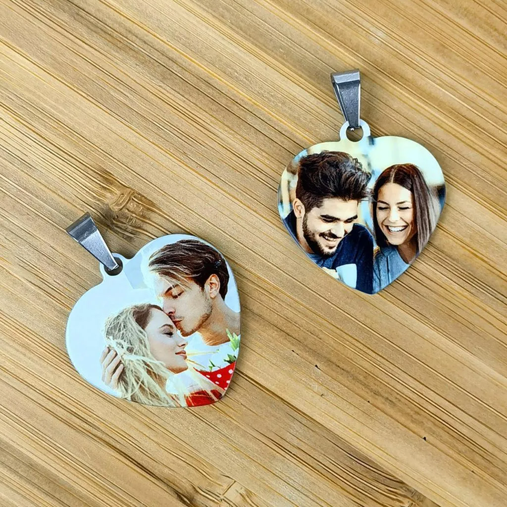 Personalized Engraved Photo Keychains