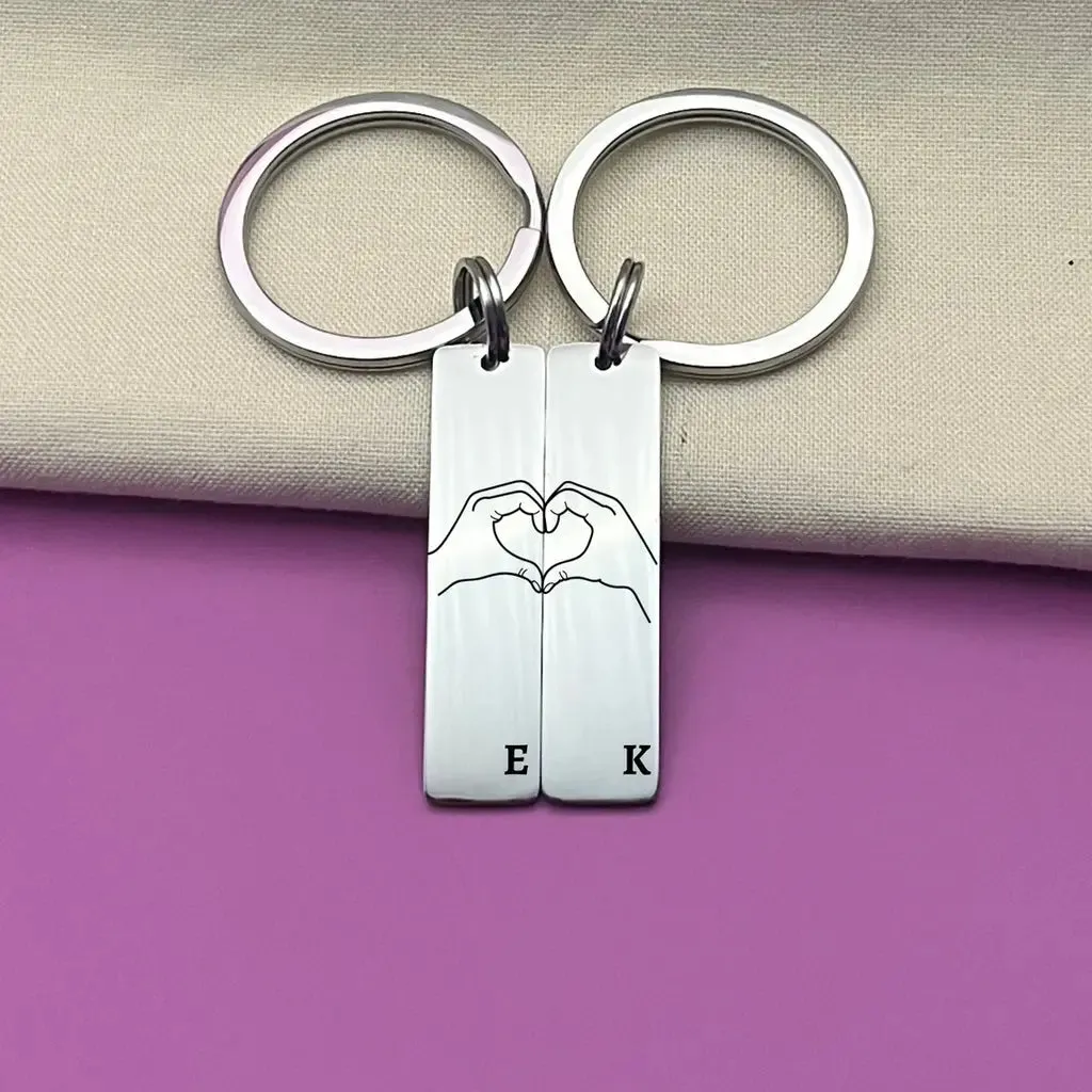 Personalized Engraved Photo Keychains