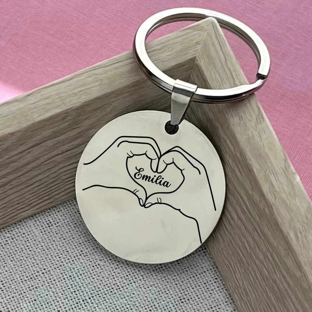 Personalized Engraved Photo Keychains