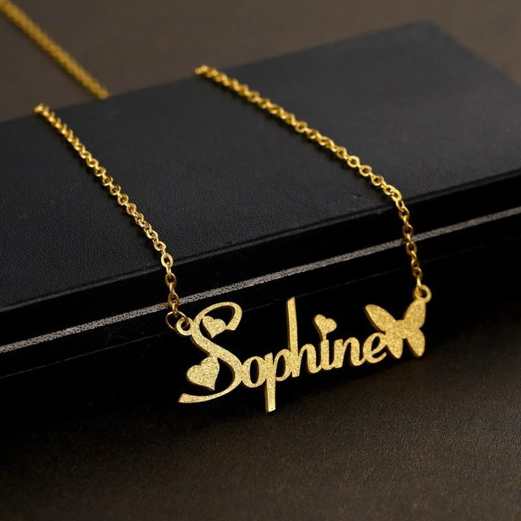 Personalized Gold Name Necklace