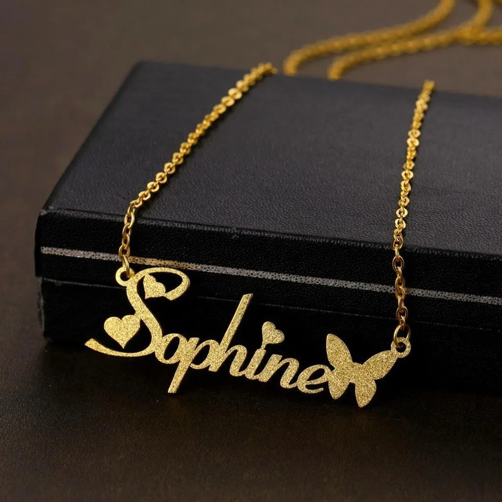 Personalized Gold Name Necklace