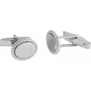 Personalized Sterling Silver Cuff Links