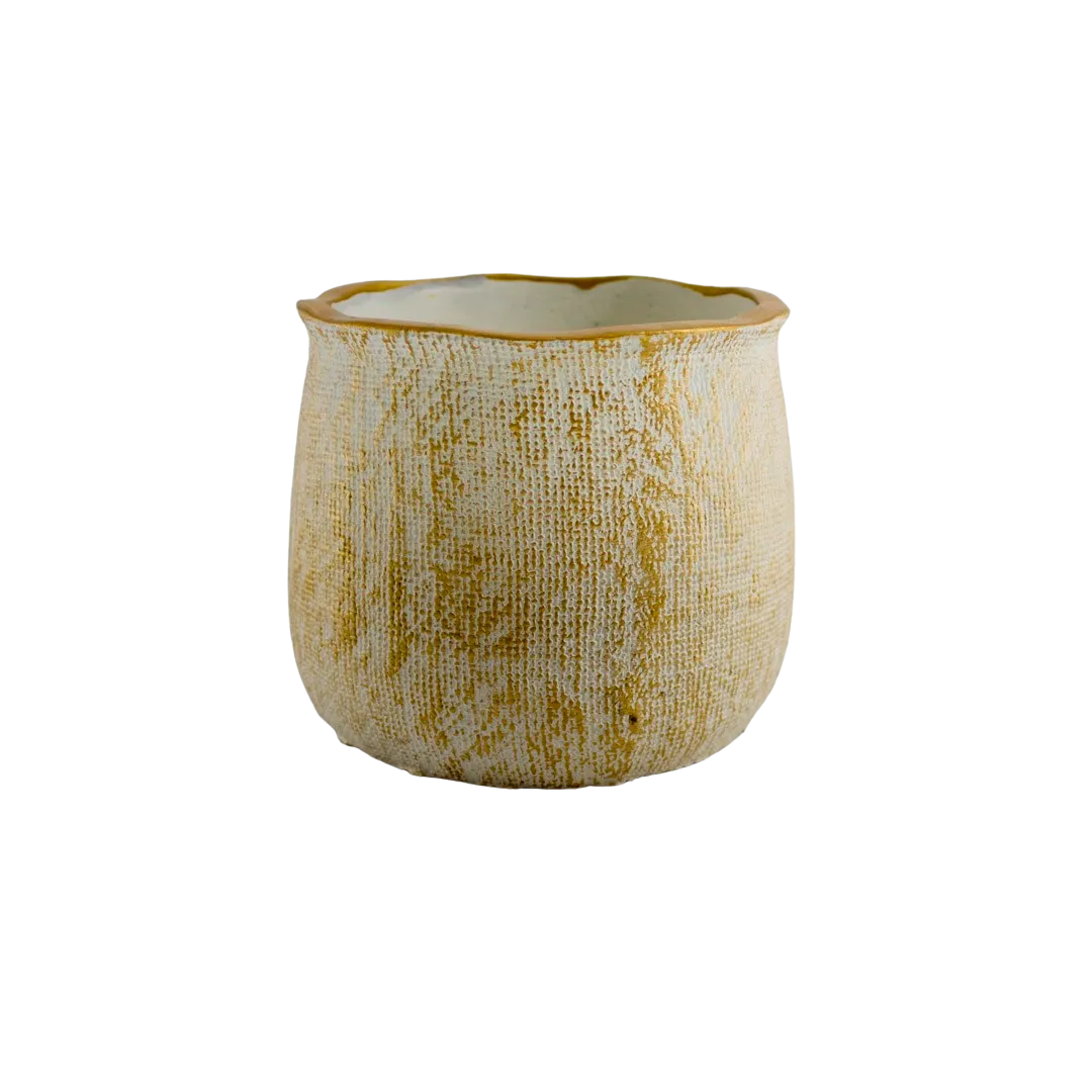 POT GOLD 15X13CM