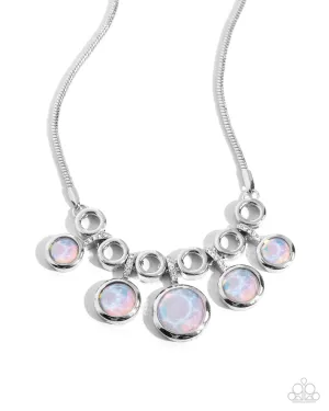 Reflective Rhapsody - Silver Necklace - Paparazzi Accessories