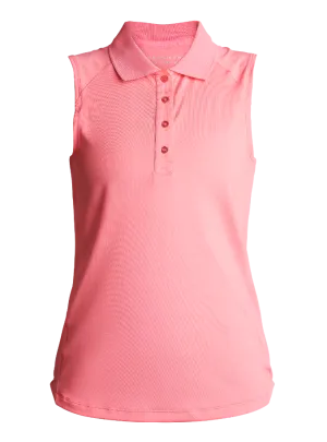 SIZE XS - ROHNISCH Rumi Sleeveless Polo Rose