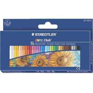 Staedtler 241-NC16 Noris Club Oil Pastels Set of 16 Colors