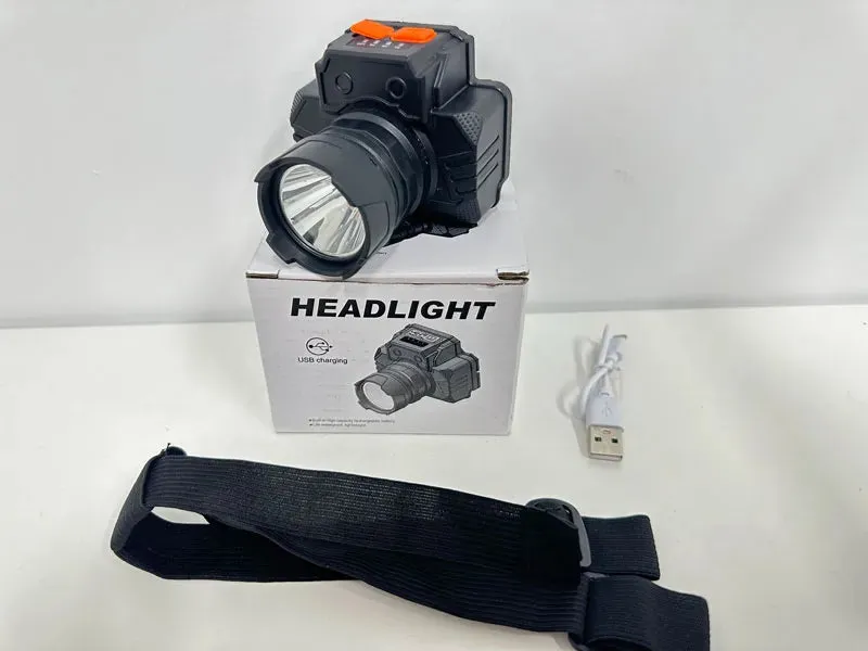Strong Super Bright Headlamp LED Head Mounted Fishing Torch Outdoor Long Rang Camping Cycling Hunting Searchlight Headlight